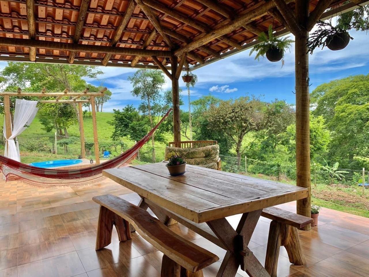 Chale Com Jacuzzi Vista Do Lago Alexania Ngoại thất bức ảnh